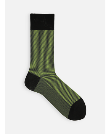 【Tabio MEN】JQ千鳥柄レギュラーソックス(27.0～29.0cm)