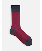 【Tabio MEN】JQ千鳥柄レギュラーソックス(27.0～29.0cm)