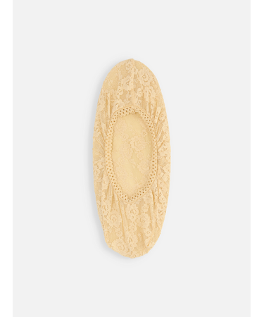 縫製花柄レースカバーソックス（24.0～26.0cm）