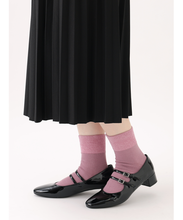 トップモールゴム長ショートソックス