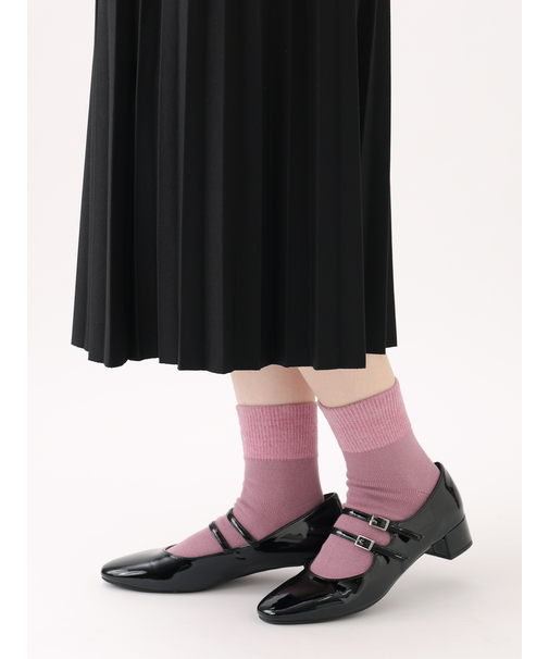 トップモールゴム長ショートソックス