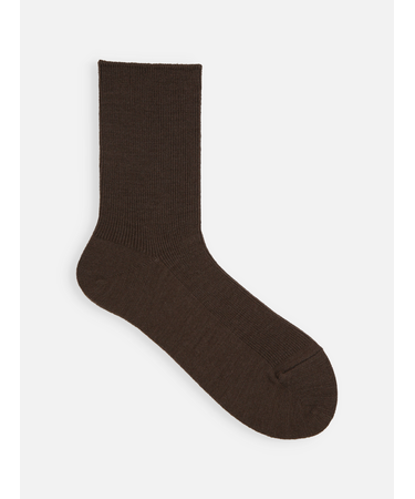 毛混1×1リブソックス