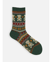 くま柄ノルディックJQソックス