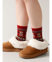 くま柄ノルディックJQソックス