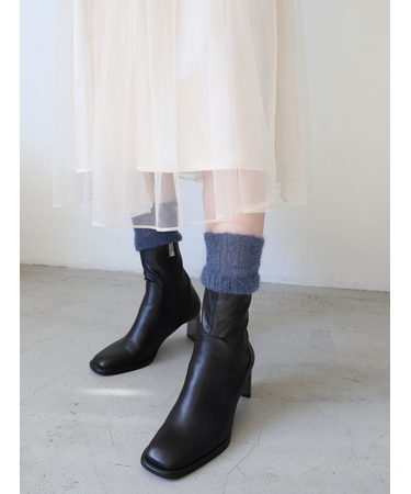 モヘアルーズハイカットソックス