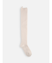 【温脚Labo】リブロングソックス