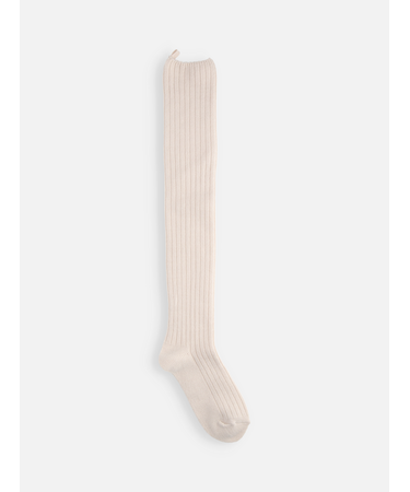 【温脚Labo】リブロングソックス