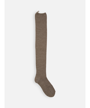 【温脚Labo】リブロングソックス