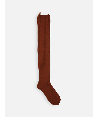 【温脚Labo】リブロングソックス