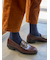 【Tabio MEN】 紡毛アランケーブルレギュラーソックス
