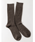 【Tabio MEN】WOOL太リブレギュラーソックス