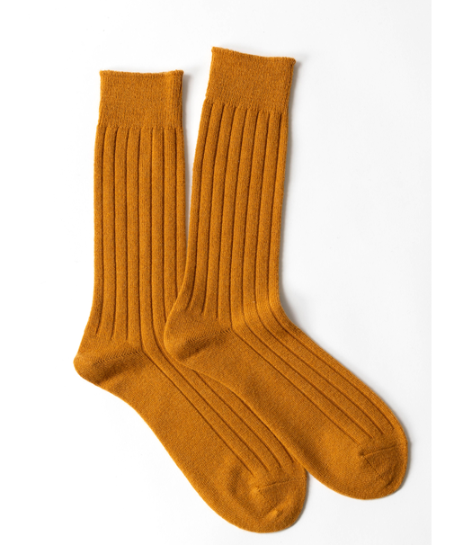 【Tabio MEN】WOOL太リブレギュラーソックス