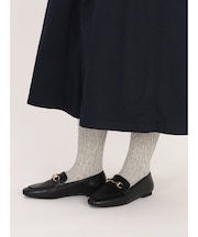 紡毛ダイヤケーブルハイソックス