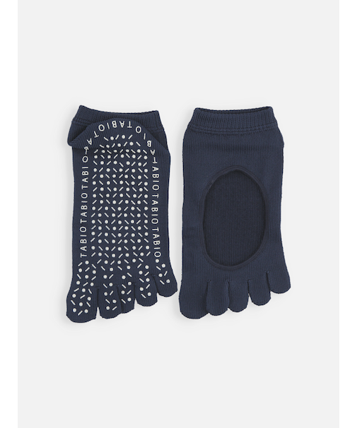 【快脚Labo】ドライフロントオープン五本指スニーカー用ソックス