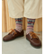【Tabio MEN】紡毛JQ雪柄フェアアイルレギュラーソックス