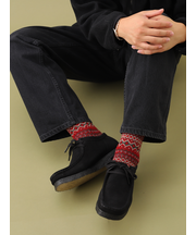 【Tabio MEN】紡毛フェアアイルニットレギュラーソックス