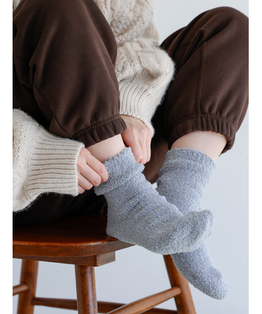 あったかもこもこショートソックス