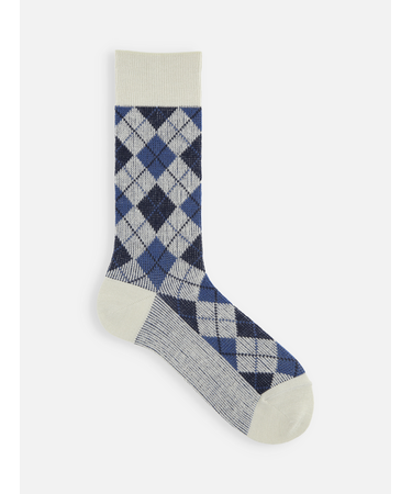 【Tabio MEN】ハウスチェックレギュラー丈ソックス