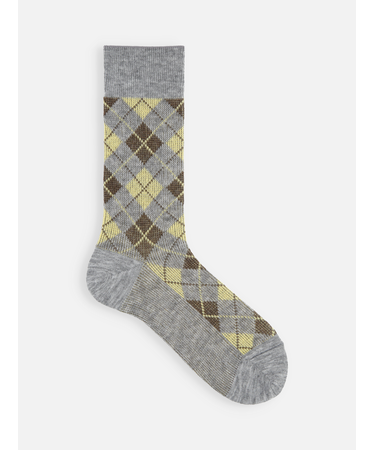 【Tabio MEN】ハウスチェックレギュラー丈ソックス