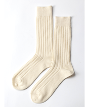 【Tabio MEN】WOOL太リブレギュラーソックス(27.0～29.0cm)