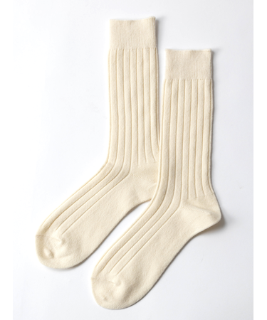 【Tabio MEN】WOOL太リブレギュラーソックス(27.0～29.0cm)