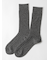 【Tabio MEN】WOOL太リブレギュラーソックス(27.0～29.0cm)