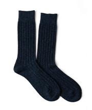 【Tabio MEN】WOOL太リブレギュラーソックス(27.0～29.0cm)