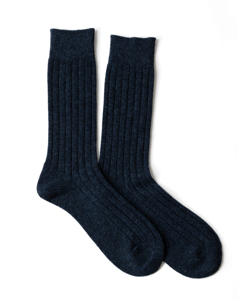 【Tabio MEN】WOOL太リブレギュラーソックス(27.0～29.0cm)