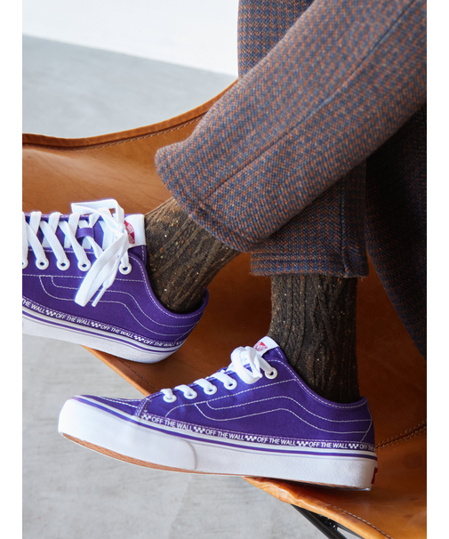 【Tabio MEN】 紡毛アランケーブルレギュラーソックス(27.0～29.0cm)