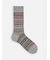 【Tabio MEN】WOOLボーダーフェアアイルレギュラーソックス