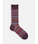 【Tabio MEN】WOOLボーダーフェアアイルレギュラーソックス