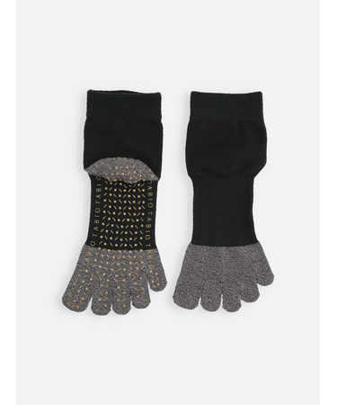 【快脚Labo】綿混五本指ショートソックス