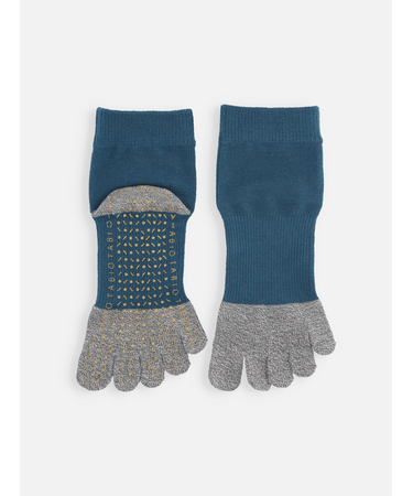 【快脚Labo】綿混五本指ショートソックス