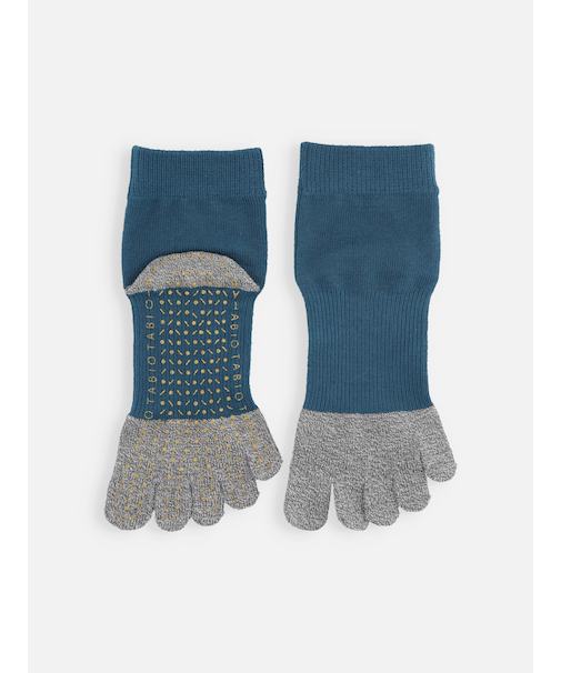 【快脚Labo】綿混五本指ショートソックス