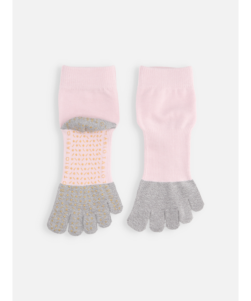【快脚Labo】綿混五本指ショートソックス