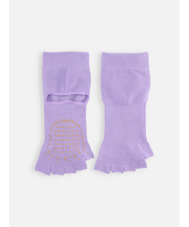 【快脚Labo】綿混指切りかかとオープンショートソックス