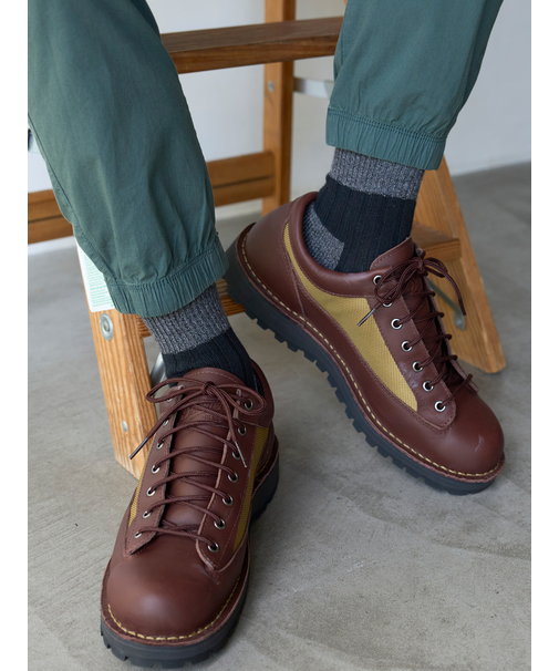 【Tabio MEN】リブパイルショートソックス（27.0～29.0cm）