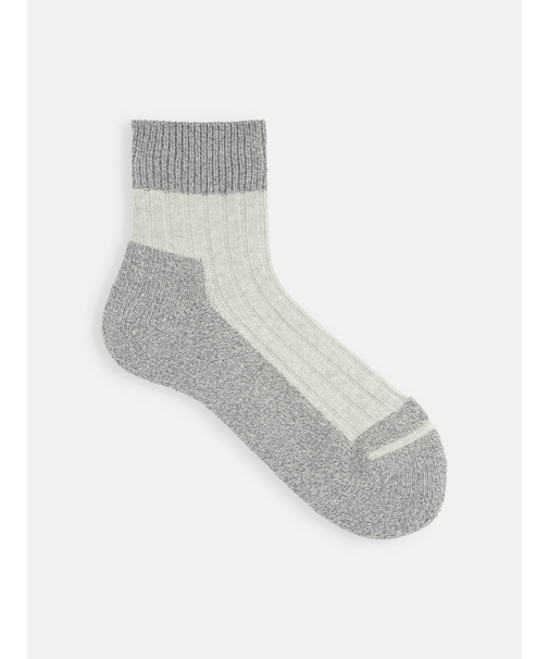 【Tabio MEN】リブパイルショートソックス（27.0～29.0cm）