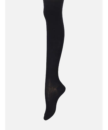 綿混3×1リブタイツ JM～Lサイズ