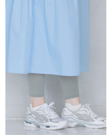 【綿混】さらっとレギンス10分丈