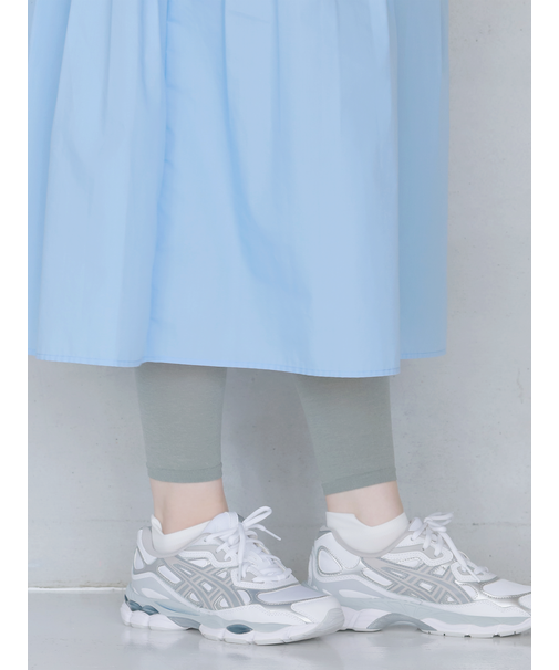 【綿混】さらっとレギンス10分丈