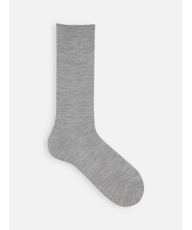 アンチピリングウール3×1リブレギュラーソックス(25.0～27.0cm)