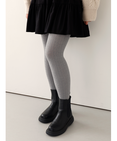 綿混ケーブル タイツ