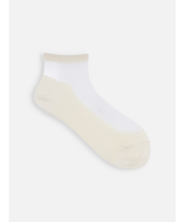 素足風に履けて脱げないショート丈の靴下