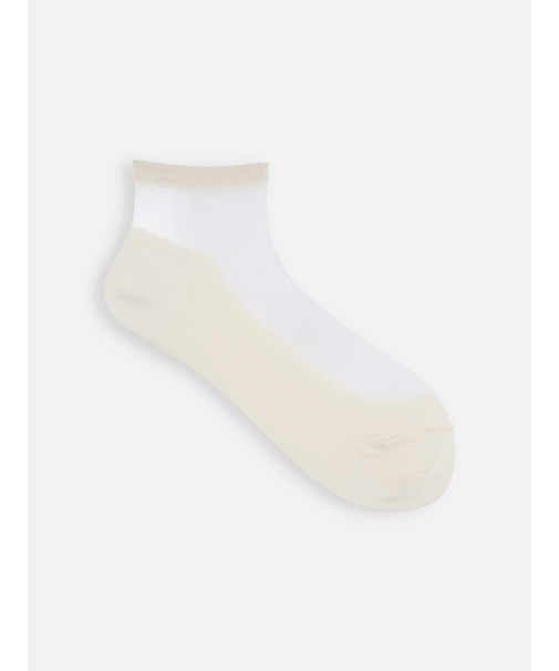 素足風に履けて脱げないショート丈の靴下