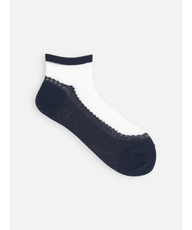 素足風に履けて脱げないショート丈の靴下