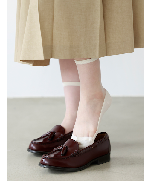 素足風に履けて脱げない靴下