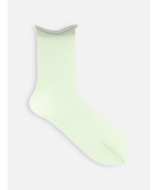 チュールピンドット柄ソックス