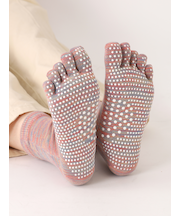 New綿五本指ツボ押しショートソックス(22.0～24.0cm)