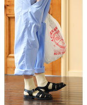 ローゲージ1×1リブショートソックス